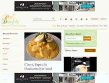 Tablet Screenshot of perudelights.com